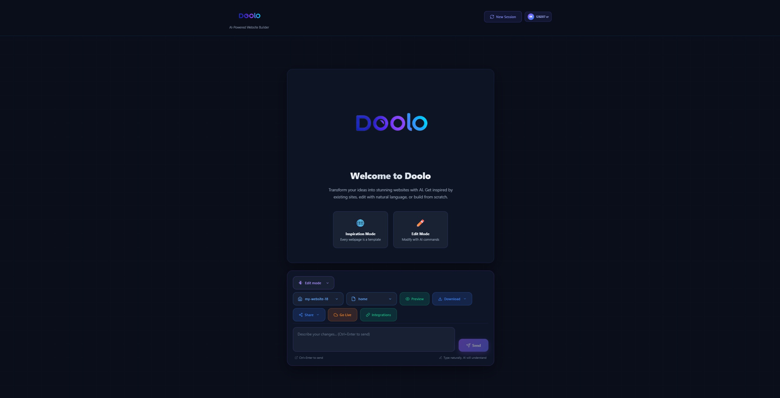 Doolo AI Website Builder